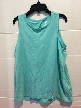 Girls Turquoise Runway Active Sleeveless Tank Top Size Medium (8/10)